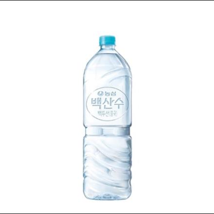 농심 백산수 무라벨 2L