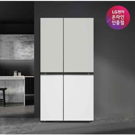 LG전자 혜택가108만원대]LG 디오스 오브제컬렉션 양문형 냉장고 S834MGW1D