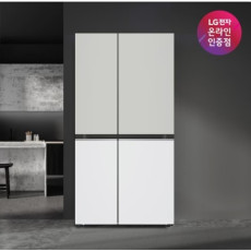 LG전자 혜택가108만원대]LG 디오스 오브제컬렉션 양문형 냉장고 S834MGW1D